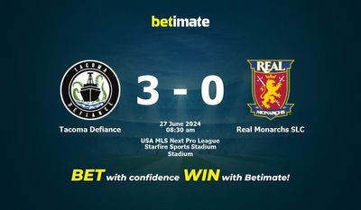 Prediksi Tacoma Defiance vs Real Monarchs SLC, Peluang & Tips Taruhan 27/06/2024
