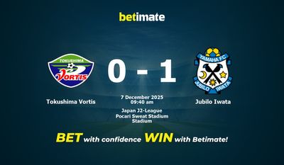 Prediksi Tokushima Vortis vs Jubilo Iwata, Peluang & Tips Taruhan 12/07/2025