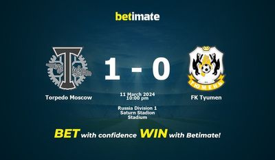 Prediksi Torpedo Moscow vs FK Tyumen, Peluang & Tips Taruhan 03/11/2024
