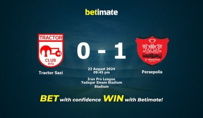Prediksi Tractor Sazi vs Persepolis, Peluang & Tips Taruhan 22/08/2024
