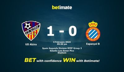Prediksi, Peluang & Tips Taruhan UD Alzira vs Espanyol B 02/04/2024