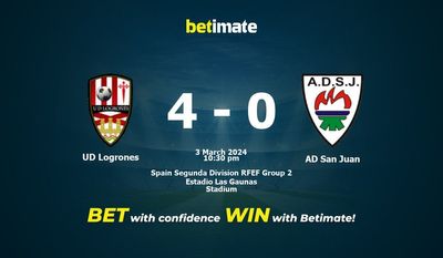 Prediksi UD Logrones vs AD San Juan, Peluang & Tips Taruhan 03/03/2024