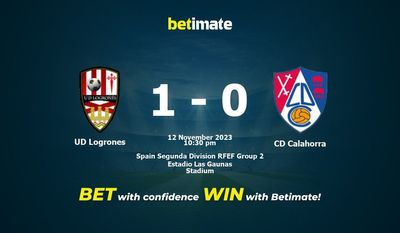Prediksi UD Logrones vs CD Calahorra, Peluang & Tips Taruhan 12/11/2023