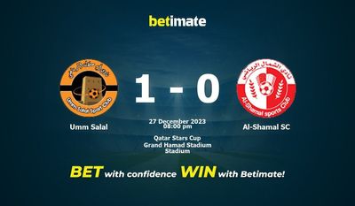 Prediksi Umm Salal vs Al-Shamal SC, Peluang & Tips Taruhan 27/12/2023