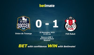 Prediksi Union de Touarga vs FUS Rabat, Peluang & Tips Taruhan 24/11/2023