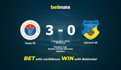 Prediksi Vasas SC vs Gyirmot SE, Peluang & Tip Taruhan 11/01/2023