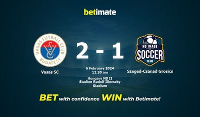 Prediksi Vasas SC vs Szeged-Csanad Grosics, Peluang & Tip Taruhan 02/05/2024