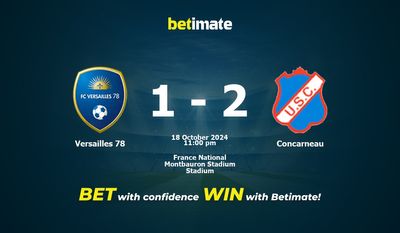 Prediksi Versailles 78 vs Concarneau, Peluang & Tips Taruhan 18/10/2024