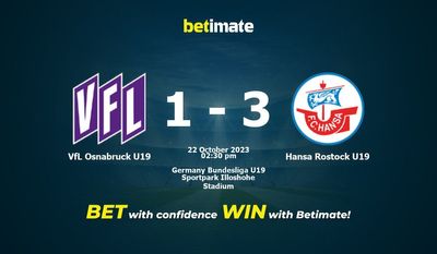 Prediksi VfL Osnabruck U19 vs Hansa Rostock U19, Peluang & Tips Taruhan 22/10/2023