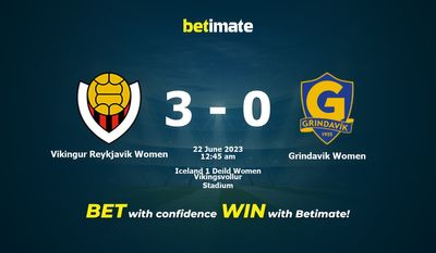 Vikingur Reykjavik Wanita vs Grindavik Wanita Prediksi, Peluang & Tips Taruhan 21/06/2023