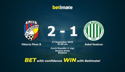 Prediksi, Peluang & Tip Taruhan Viktoria Plzen B vs Sokol Hostoun 17/09/2023