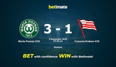 Prediksi, Peluang & Tips Taruhan Warta Poznan U19 vs Cracovia Krakow U19 09/02/2023