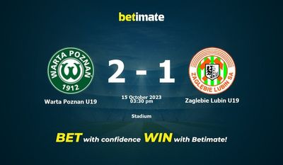 Prediksi, Peluang & Tips Taruhan Warta Poznan U19 vs Zaglebie Lubin U19 15/10/2023