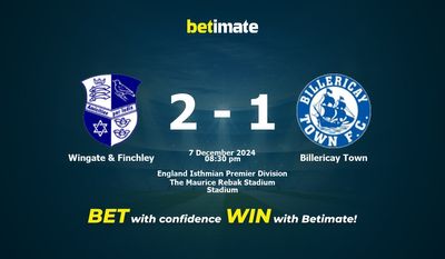 Prediksi, Peluang & Tips Taruhan Wingate & Finchley vs Billericay Town 07/12/2024