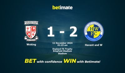 Prediksi, Peluang & Tips Taruhan Woking vs Havant dan W 12/10/2024