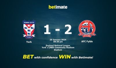 Prediksi York vs AFC Fylde, Peluang & Tips Taruhan 20/01/2024