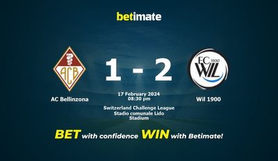AC Bellinzona vs Wil 1900 پیش بینی، شانس و نکات شرط بندی 2024/02/17