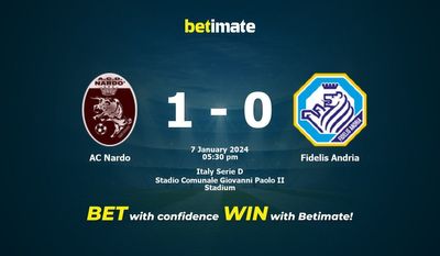 AC Nardo vs Fidelis Andria پیش بینی، شانس و نکات شرط بندی 01/07/2024