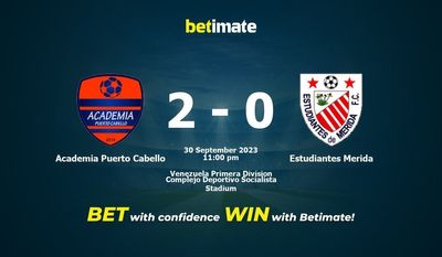 Academia Puerto Cabello vs Estudiantes Merida پیش بینی، شانس و نکات شرط بندی 2023/09/30
