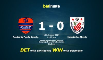 Academia Puerto Cabello vs Estudiantes Merida پیش بینی، شانس و نکات شرط بندی 2024/02/17