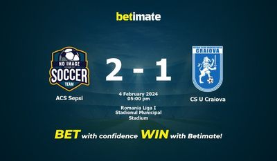ACS Sepsi vs CS U Craiova پیش بینی، شانس و نکات شرط بندی 2024/02/04