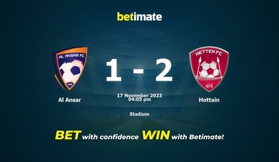 پیش بینی، شانس و نکات شرط بندی الانصار مقابل هاتین 2023/11/17