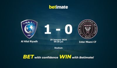 الهلال ریاض - اینتر میامی CF پیش بینی، شانس و نکات شرط بندی 2024/01/29