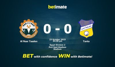 النصر تادن در مقابل تانتا پیش بینی، شانس و نکات شرط بندی 2023/10/23