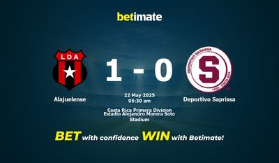 پیش بینی، شانس و نکات شرط بندی Alajuelense vs Deportivo Saprissa 2025/05/22
