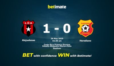 Alajuelense vs Herediano پیش بینی، شانس و نکات شرط بندی 2025/05/25