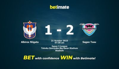 Albirex Niigata vs Sagan Tosu پیش بینی، شانس و نکات شرط بندی 2023/10/21