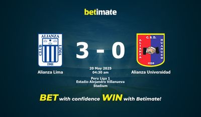 Alianza Lima vs Alianza Universidad پیش بینی، شانس و نکات شرط بندی 2025/05/20