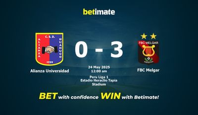 Alianza Universidad vs FBC Melgar Prediction، شانس و نکات شرط بندی 2025/05/23