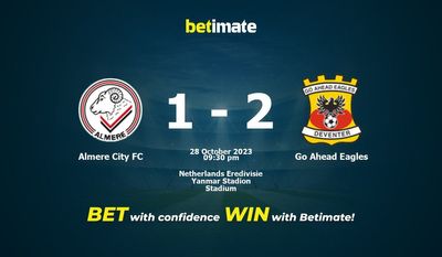 Almere City FC vs Go Ahead Eagles: پیش بینی، شانس و نکات شرط بندی 2023/10/28