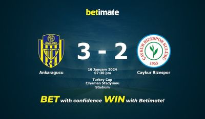 Ankaragucu vs Caykur Rizespor پیش بینی، شانس و نکات شرط بندی 2024/01/16