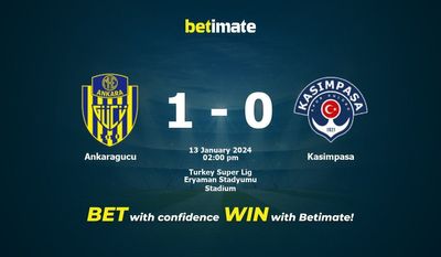 Ankaragucu vs Kasimpasa پیش بینی، شانس و نکات شرط بندی 01/13/2024