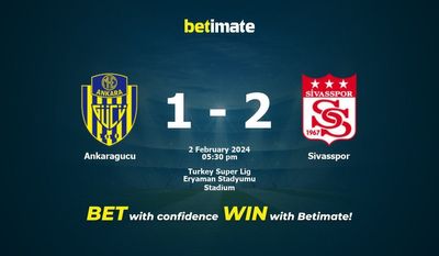 Ankaragucu - Sivasspor پیش بینی، شانس و نکات شرط بندی 02/02/2024