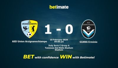 ASD Union Arzignanochiampo vs GIANA Erminio پیش بینی، شانس و نکات شرط بندی 02/10/2024