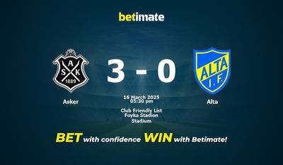 Asker vs Alta Prediction، شانس و نکات شرط بندی 2025/03/16
