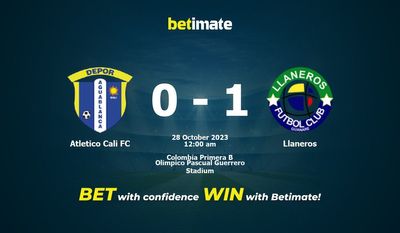 پیش بینی، شانس و نکات شرط بندی اتلتیکو کالی FC vs Llaneros 2023/10/27