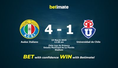 Audax Italiano vs Universidad de Chile پیش بینی، شانس و نکات شرط بندی 2025/03/14