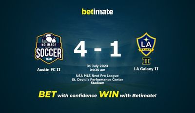 پیش بینی، شانس و نکات شرط بندی Austin FC II vs LA Galaxy II 2023/07/31