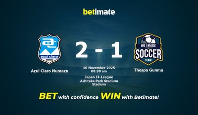Azul Claro Numazu vs Thespa Gunma پیش بینی، شانس و نکات شرط بندی 2025/11/16