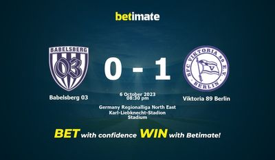 Babelsberg 03 vs Viktoria 89 Berlin: پیش بینی، شانس و نکات شرط بندی 10/06/2023
