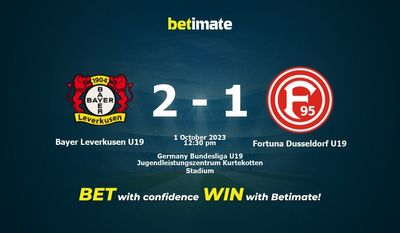 بایر لورکوزن U19 vs Fortuna Dusseldorf U19 پیش بینی، شانس و نکات شرط بندی 10/01/2023