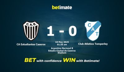 CA Estudiantes Caseros vs Club Atletico Temperley پیش بینی، شانس و نکات شرط بندی 2025/05/17