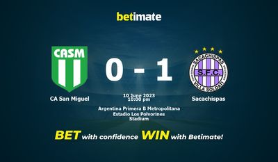 CA San Miguel vs Sacachispas پیش بینی، شانس و نکات شرط بندی 06/10/2023