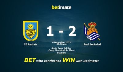 CE Andratx vs Real Sociedad پیش بینی، شانس و نکات شرط بندی 12/06/2023