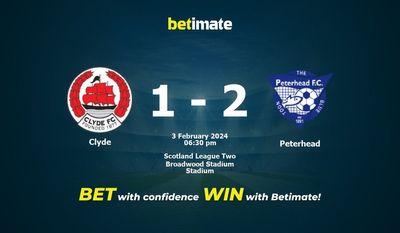 Clyde vs Peterhead پیش بینی، شانس و نکات شرط بندی 02/03/2024
