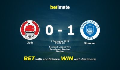Clyde vs Stranraer پیش بینی، شانس و نکات شرط بندی 12/09/2023